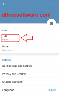 آموزش تصویری تغییر شماره تلفن در تلگرام اندروید
