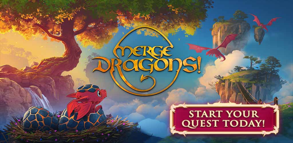 دانلود بازی پازل ترکیب اژادر Merge Dragons برای اندروید